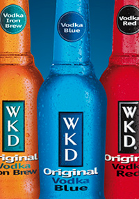 bottle wkd
